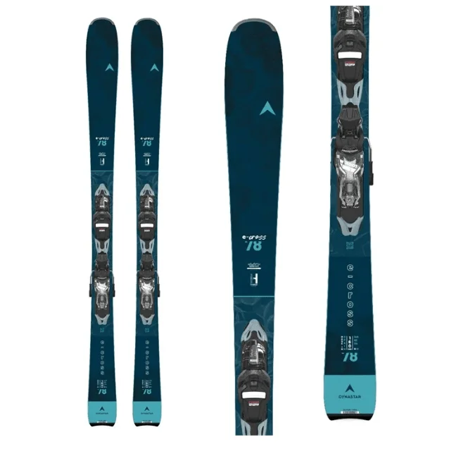 Dynastar Women's E Cross 78 Skis with XP 10 Bindings 2025