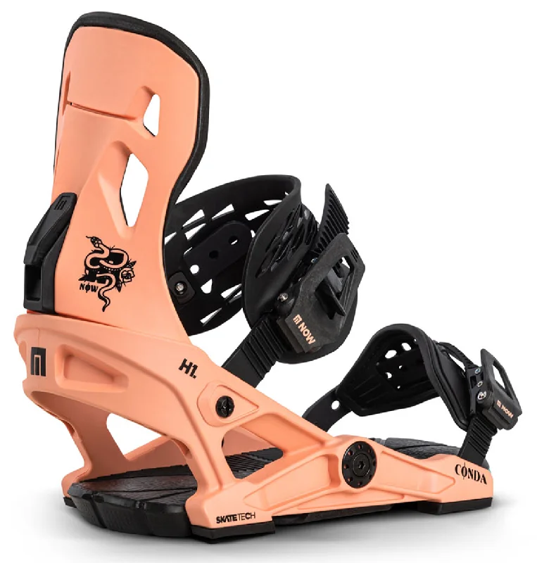 Now Conda Womens Snowboard Bindings Light Pink