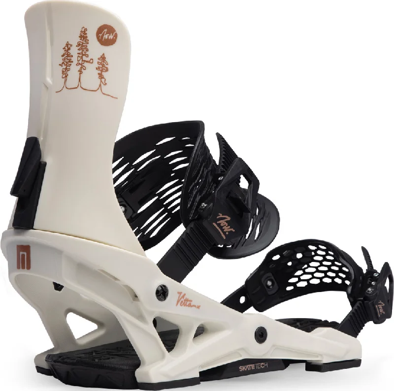 Now Vetta Snowboard Bindings Womens 2024 Chalk