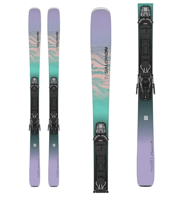 Salomon Women's E Stance 84W Skis with M11 GW L90 Bindings 2025