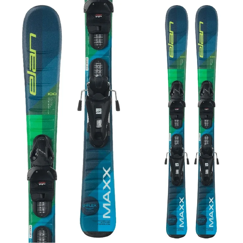 Elan Maxx Black Blue Green Qs 4-5 Skis