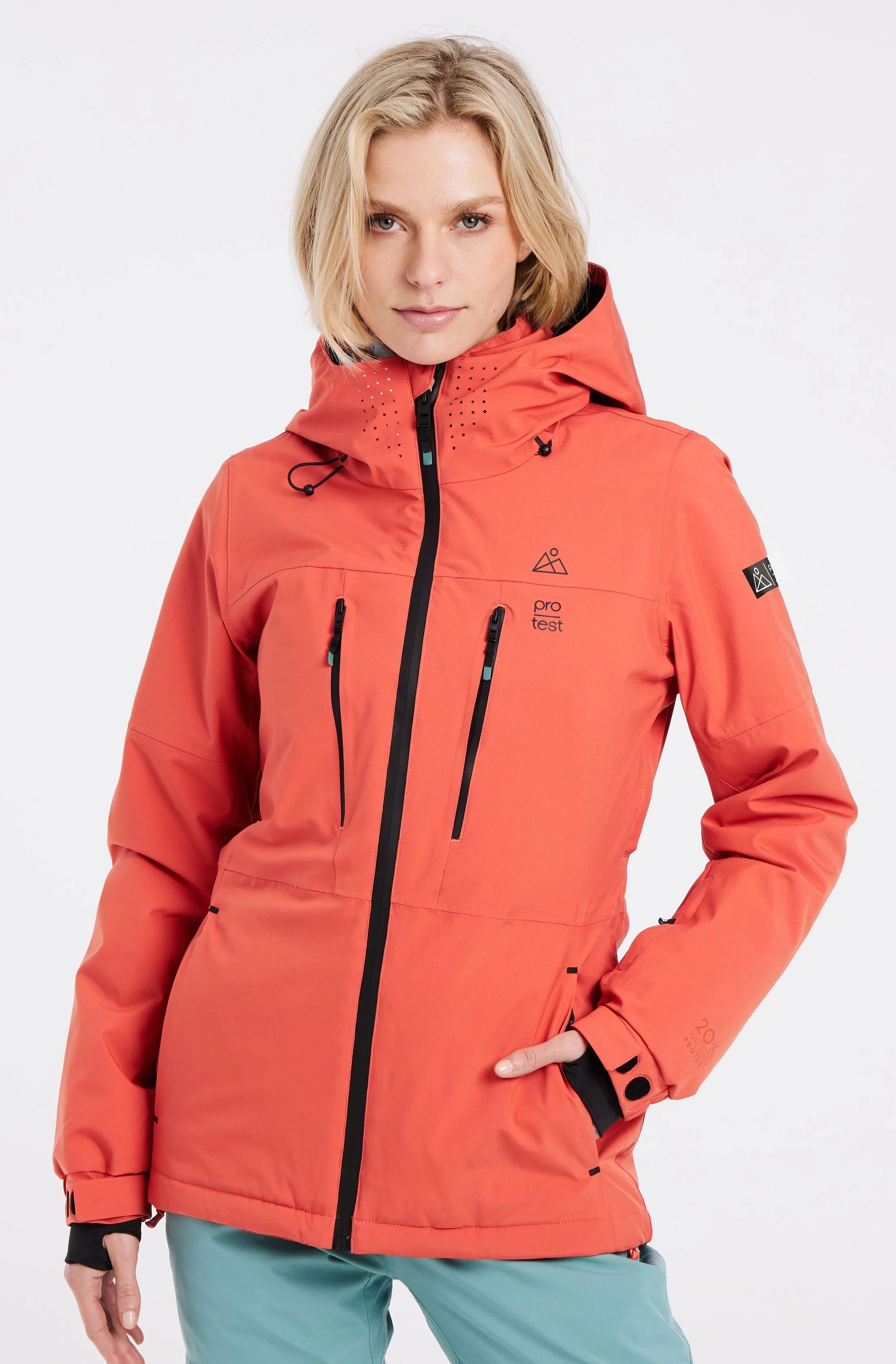 Protest Sima Jacket Womens 2024 Tosca Red