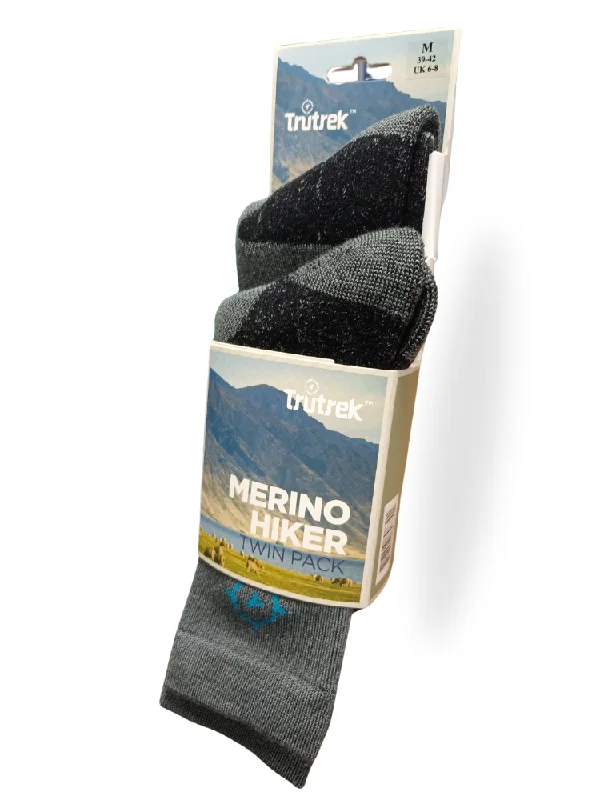 Tru Trek Merino Hiker Twin Pack Sock