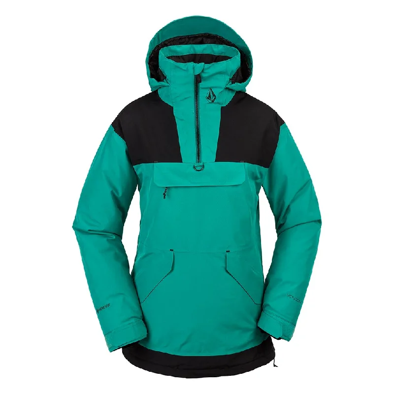 Volcom 2024 Womens Fern Insulated Gore-Tex Pullover - Vibrant Green